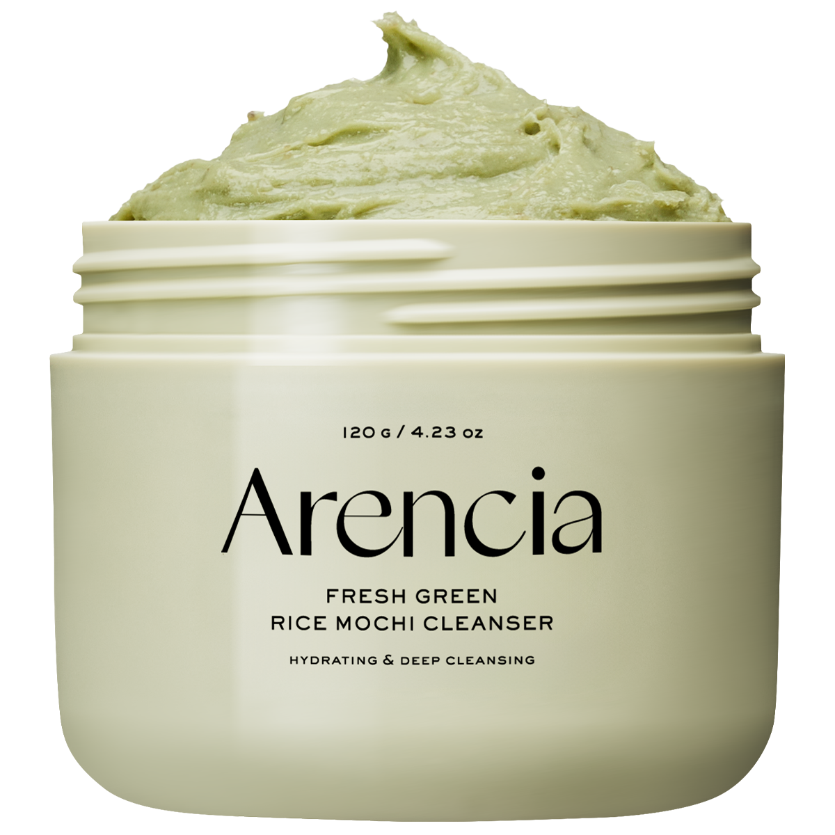 Arencia Fresh Green Rice Mochi Cleanser, Gentle Daily Cleanser for Acne-Prone Skin