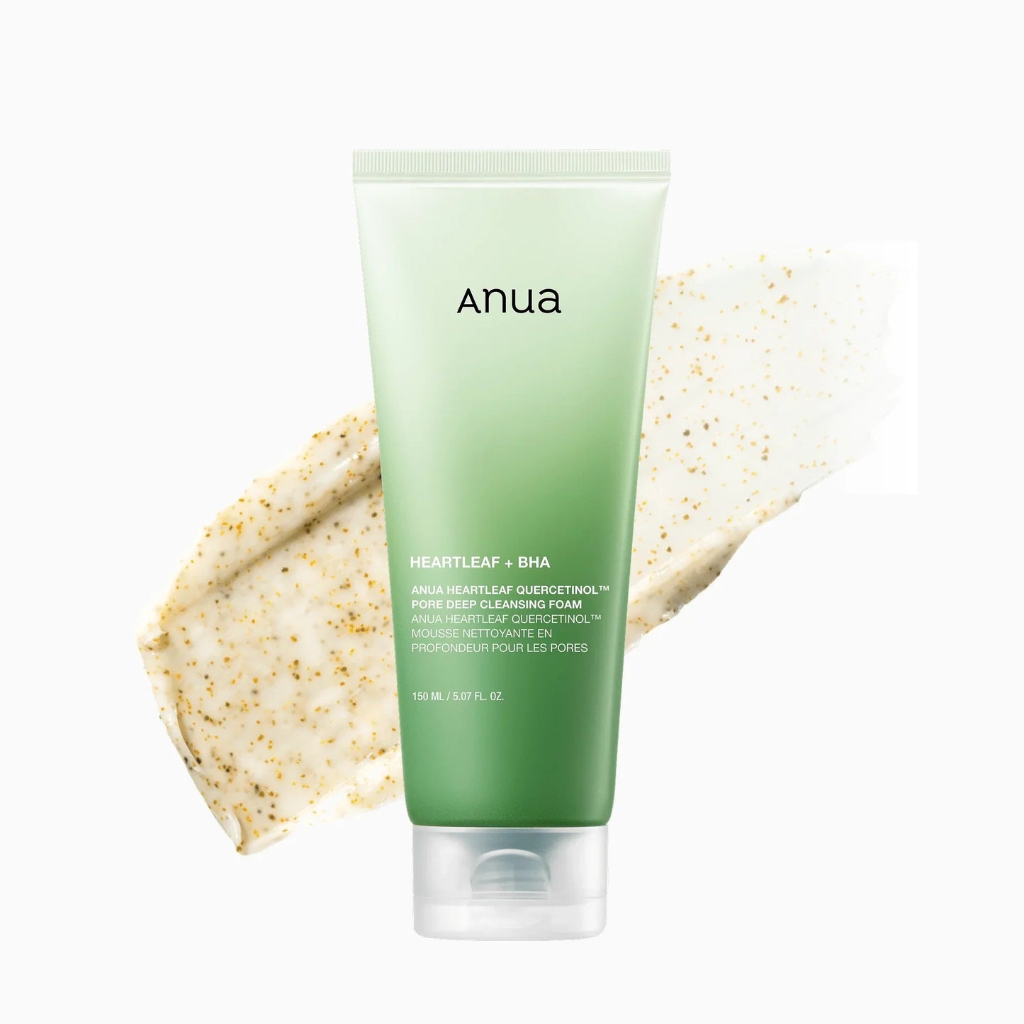 ANUA Heartleaf Quercetinol Pore Deep Cleansing Foam 150 ml – Deep Pore Cleansing, Gentle Exfoliation & Hydrating Finish | Korean Skincare - Amora Skin