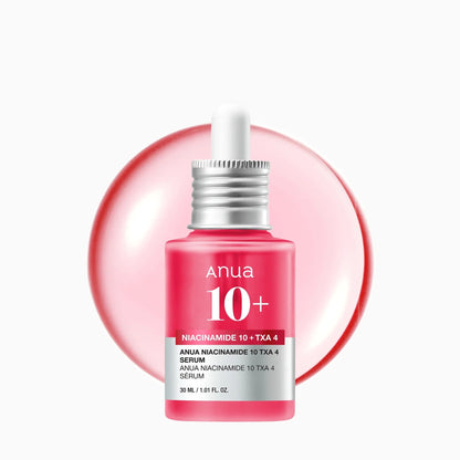 ANUA Niacinamide 10% + TXA 4% Serum – Brightening, Dark Spot & Tone - Correcting Serum | Korean Skincare - Amora Skin