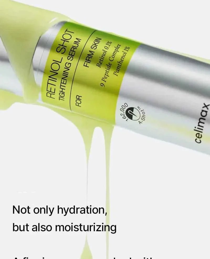 CELIMAX The Vita A Retinol Shot Tightening Serum 30ml – Wrinkle Care, Pore Tightening & Firm Skin | Korean Skincare - Amora Skin