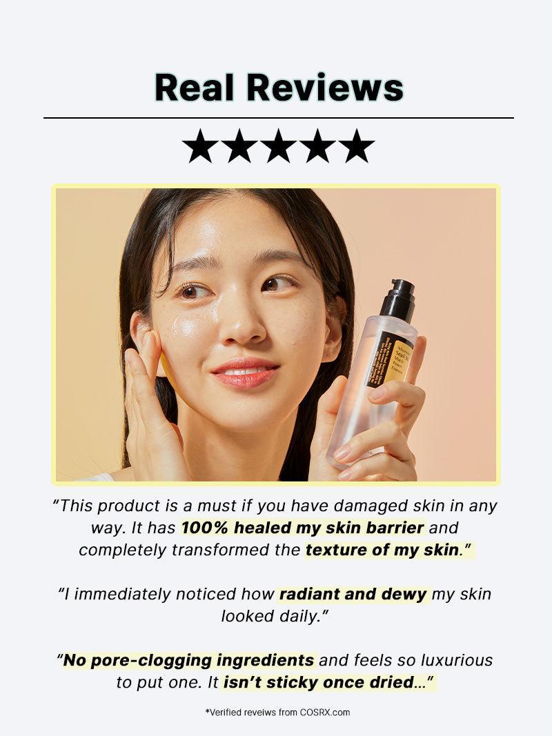 COSRX Advanced Snail 96 Mucin Power Essence – Barrier Repair, Hydration & Radiance Boost | Korean Skincare - Amora Skin