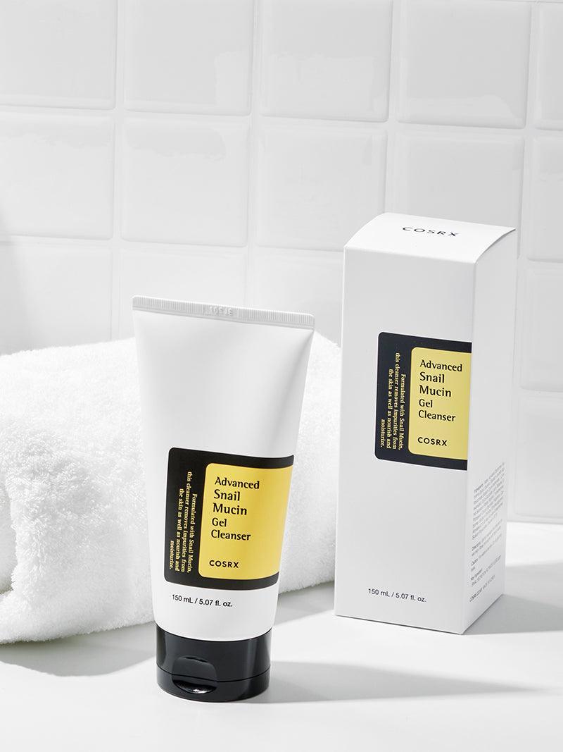 COSRX Advanced Snail Mucin Gel Cleanser – Gentle Hydrating Cleanser with Snail Mucin | Korean Skincare - Amora Skin