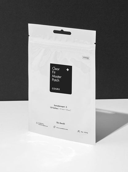 COSRX Clear Fit Master Patch – Ultra - Thin Invisible Hydrocolloid Acne Spot Treatment | Korean Skincare - Amora Skin
