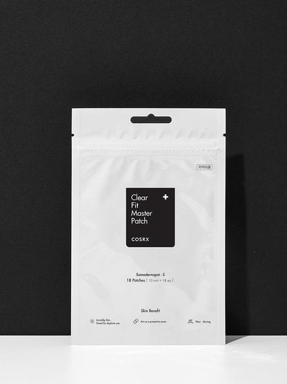COSRX Clear Fit Master Patch – Ultra - Thin Invisible Hydrocolloid Acne Spot Treatment | Korean Skincare - Amora Skin