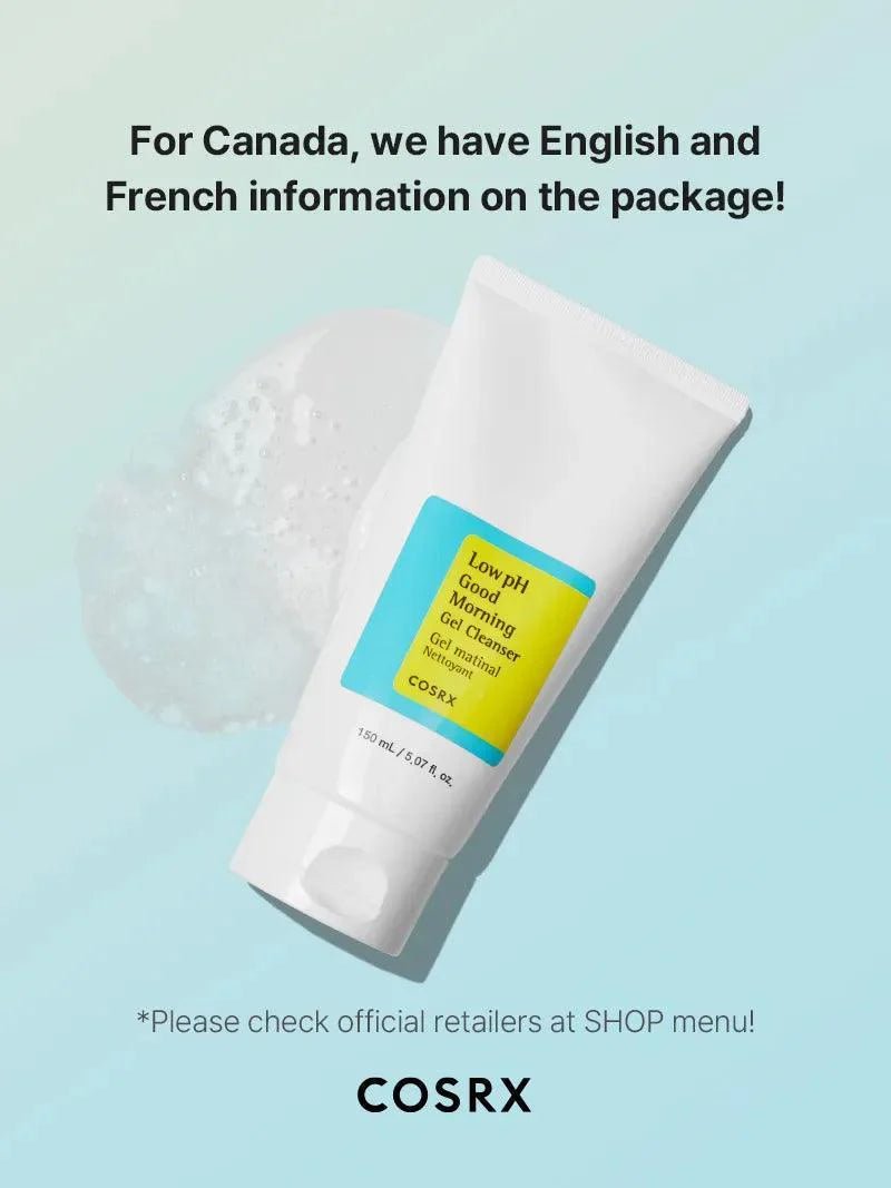 COSRX Low pH Good Morning Gel Cleanser – Gentle Hydrating Cleanser for Balanced, Non - Stripping Cleansing | Korean Skincare - Amora Skin