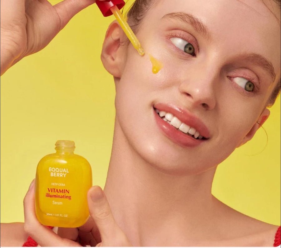 Eqqualberry Vitamin Illuminating Serum – Dark Spot Correcting & Brightening Serum | Brightening & Tone Correcting Skincare - Amora Skin