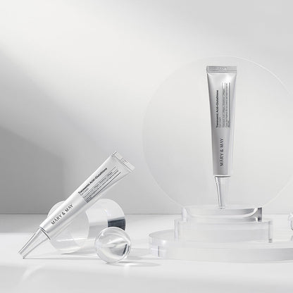 Mary&May Tranexamic Acid + Glutathione Eye Cream 30ML – Brightening, Dark Circle & Anti - Aging Eye Care | Korean Skincare - Amora Skin