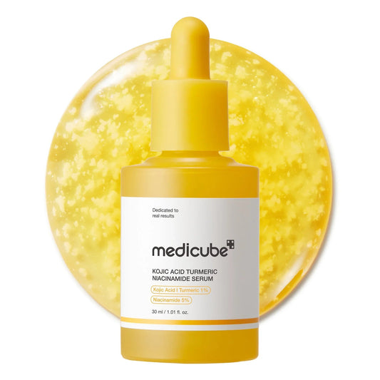 MEDICUBE Kojic Acid Turmeric Capsule Serum – Brightening & Tone - Correcting Serum for Dark Spots, Uneven Skin & Radiant Glow | Korean Skincare - Amora Skin