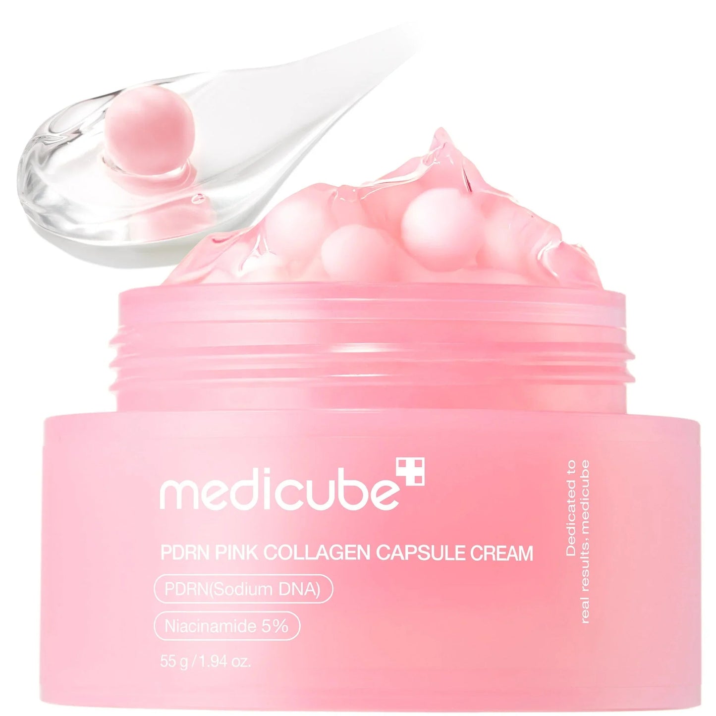 Medicube PDRN Pink Collagen Capsule Cream – Hydrating, Brightening & Elasticity - Boosting Gel Cream | Korean Skincare - Amora Skin