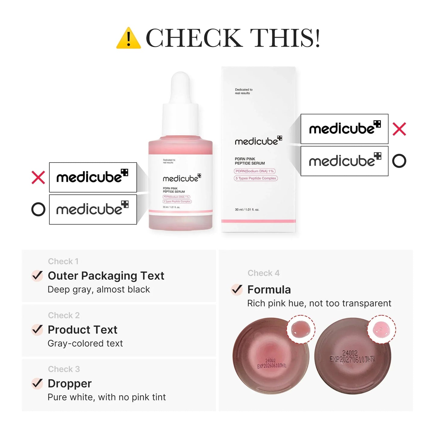 Medicube PDRN Pink Peptide Serum – Brightening, Hydrating & Elasticity‑Boosting Glow Serum | Korean Skincare - Amora Skin