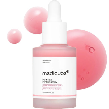 Medicube PDRN Pink Peptide Serum – Brightening, Hydrating & Elasticity‑Boosting Glow Serum | Korean Skincare - Amora Skin