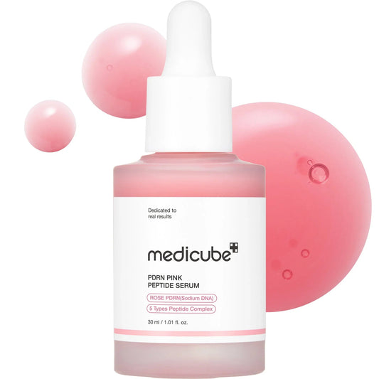 Medicube PDRN Pink Peptide Serum – Brightening, Hydrating & Elasticity‑Boosting Glow Serum | Korean Skincare - Amora Skin