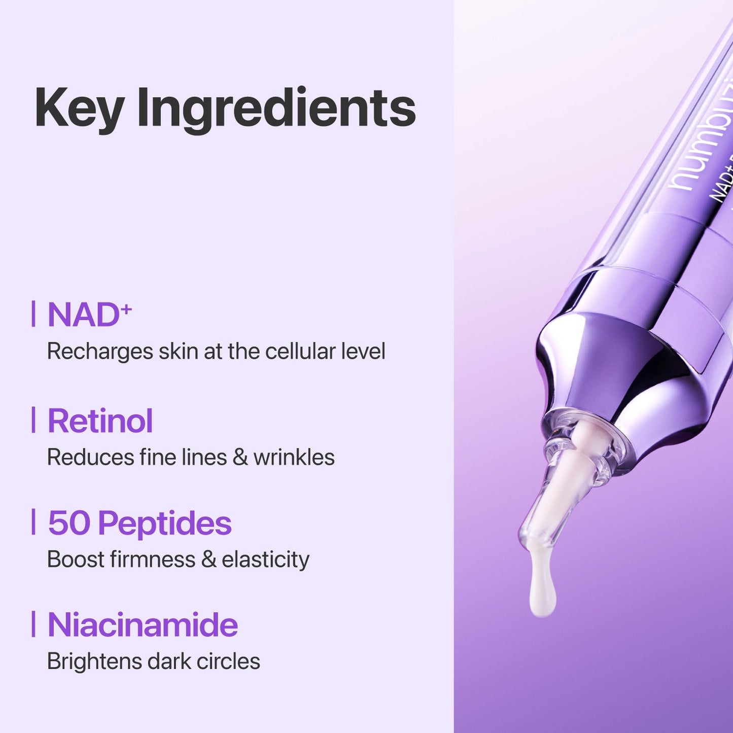 Numbuzin No.9 NAD+ Retinol Volumetox Eye Cream – Firming, Brightening & Anti - Aging Eye Treatment - Amora Skin