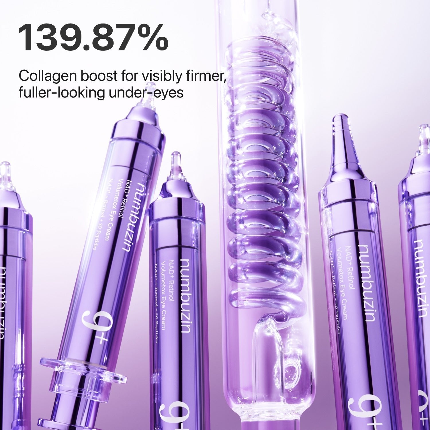 Numbuzin No.9 NAD+ Retinol Volumetox Eye Cream – Firming, Brightening & Anti - Aging Eye Treatment - Amora Skin