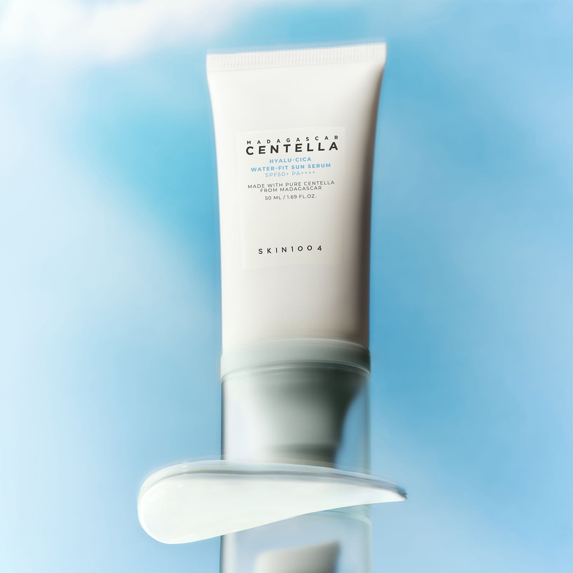 SKIN1004 Hyalu - Cica Water - Fit Sun Serum SPF50+ PA++++ – Hydrating, Soothing & Lightweight Daily Sunscreen | Korean Skincare - Amora Skin